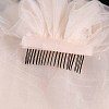 Long Mesh Tulle Bridal Veils with Combs HULI-PW0002-023C-01-1