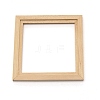 Square Birch Wood Photo Frame DIY-WH0259-85B-2