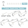 7 Pair 7 Size 925 Sterling Silver Stud Earring Findings STER-PH0001-17-2