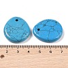 Synthetic Turquoise Pendants G-M440-03E-2