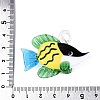 Handmade Lampwork Big Pendants LAMP-N034-22E-3