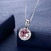 925 Sterling Silver Pendant Necklaces NJEW-BB30775-P-4