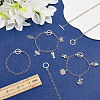 12Pcs 304 Stainless Steel Twisted Curb Chains Bracelets BJEW-SC0001-61P-3