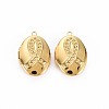 Brass Locket Pendants KK-S356-749-1