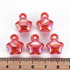 Transparent Crackle Acrylic Pendants LS-MACR-S373-63-L03-4