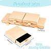Cardboard Paper Jewelry Set Drawer Boxes with Sponge Inside FIND-WH0199-43B-2