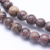 Natural Sandalwood Beads Strands WOOD-P011-01-6mm-3