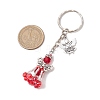 Glass Beaded Keychains KEYC-MZ00031-4