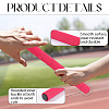 5Pcs 5 Colors 304 Stainless Steel with Sponge Relay Batons AJEW-CN0005-97-6