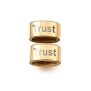 304 Stainless Steel Large Hole Beads STAS-H263-02G-01-1