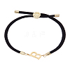 1Pc Adjustable Nylon Cord Slider Bracelets for Women BJEW-LP0001-32B-01-1