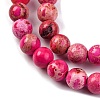 Dyed Natural Regalite/Imperial Jasper/Sea Sediment Jasper Beads Strands G-B124-C02-07-4