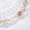 Natural Rutilated Quartz Beaded Bracelets G-P563-07P-03-2