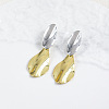 Brass Dangle Stud Earrings EJEW-S262-07GP-1