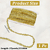 25 Yards Polyester Filigree Sparkle Tinsel Hanging Garland DIY-CY0001-97C-2