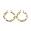 Rack Plating Brass Hoop Earrings for Women EJEW-A088-23G-2