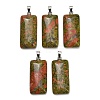 Natural Unakite Pendants GG-CBAA0EE-01P-06-1