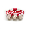 Mushroom Cellulose Acetate Claw Hair Clips PW-WGD7A1A-01-1