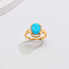 Brass Micro Pave Cubic Zirconia Cuff Open Rings for Women YE6141-2-3