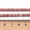 Natural Rhodonite Beads Strands X-G-G343-A01-2x4mm-5