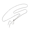 Tarnish Resistant Stainless Steel Slider Necklace Making X-AJEW-JB00476-1