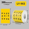 200Pcs Thank You Theme Stickers Roll DIY-M070-01D-1