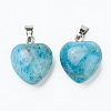 Natural Apatite Pendants X-G-I311-A22-2