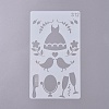 Plastic Drawing Stencil DIY-WH0155-14-1