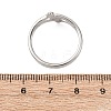 304 Stainless Steel Clear Cubic Zirconia Finger Rings for Women RJEW-Z115-01P-2