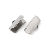 304 Stainless Steel Ribbon Crimp Ends STAS-E471-05K-P-2