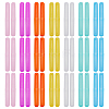 42Pcs 7 Colors Plastic Toothbrush Case CON-GO0001-10-1
