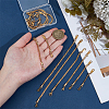 12Pcs 6 Styles 201 Stainless Steel & 304 Stainless Steel Box Chains Chain Extender FIND-UN00028-01-2
