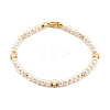 Natural Cultured Freshwater Pearl Beaded Bracelets BJEW-JB05386-2