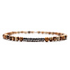 Natural Round Picture Jasper Beaded Bracxelets for Men OI5065-3-1