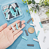 60Pcs 3 Colors Synthetic Turquoise Cabochons G-AR0004-62-3
