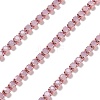 Iron Rhinestone Glass Cup Chain CH-U001-01D-2