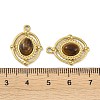 Natural Tiger Eye Pendants STAS-R233-05A-G-3