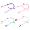 4Pcs 4 Colors Eyeglasses Chains AJEW-BY0001-03-2