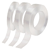 3 Rolls 3 Styles 5M Transparent Acrylic Double Sided Adhesive Tape AJEW-FH0009-05-1