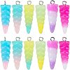  24Pcs 6 Colors Resin Pendants RESI-NB0001-70-1