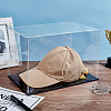Transparent Plastic Minifigures Display Case ODIS-WH0043-144B-4