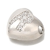 Rack Plating Brass Micro Pave Cubic Zirconia Pendants KK-I722-04P-R-2