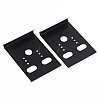 100pcs Rectangle Plastic Earring Display Cards X-EDIS-D003-2-3
