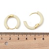 Brass & 925 Sterling Silver Pin Hoop Earrings EJEW-R013-02G-01-5