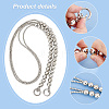   1Pc Plated Acrylic Bead Chain Bag Handle FIND-PH0009-63-4