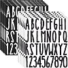 12 Sheets 2 Colors PVC Self-adhesive Label Stickers DIY-HY0001-01-1