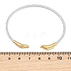 Braided Steel Wire Bangles Making KK-CBA6056-02C-G-3