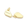 Brass Pendants KK-D229-22M-G-2
