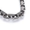 304 Stainless Steel Box Chain Necklaces NJEW-H493-17AS-A-2