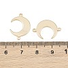 Brass Connector Charms KK-CBA0FFC-01G-3